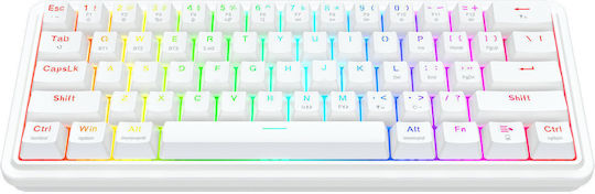 Redragon Draconic V2 K730GB-RGB-PRO Ασύρματο Gaming Πληκτρολόγιο 60% με RGB φωτισμό (International English) Λευκό - Image 9