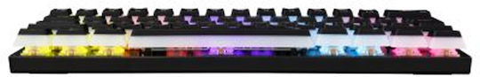 White Shark Ashiko 2 Gaming Μηχανικό Πληκτρολόγιο 60% με Outemu Blue διακόπτες και RGB φωτισμό (Αγγλικό US) Μπλε - Image 6