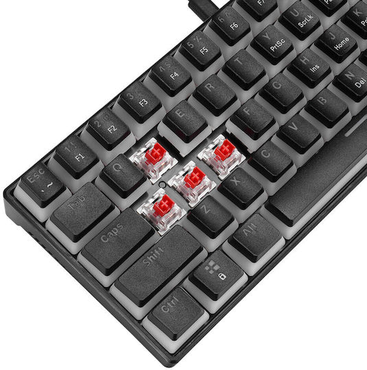 Rampage Radiant K11 RGB Gaming Μηχανικό Πληκτρολόγιο 60% με Outemu Red διακόπτες και RGB φωτισμό (Αγγλικό US) - Image 6