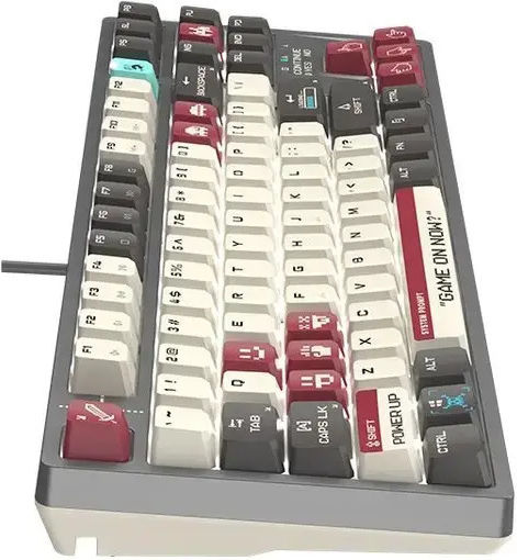 A4Tech Bloody S87 Pixels Red Gaming Μηχανικό Πληκτρολόγιο Tenkeyless με BLMS Red Plus διακόπτες και RGB φωτισμό (International English) Κόκκινο - Image 6