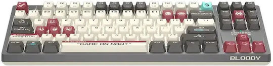 A4Tech Bloody S87 Pixels Red Gaming Μηχανικό Πληκτρολόγιο Tenkeyless με BLMS Red Plus διακόπτες και RGB φωτισμό (International English) Κόκκινο - Image 4