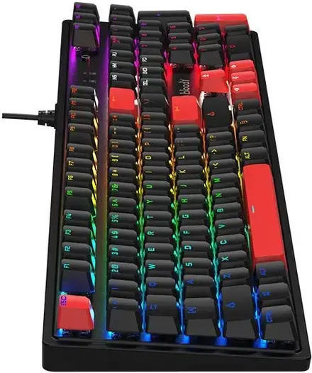 A4Tech Bloody S520N Fire Gaming Μηχανικό Πληκτρολόγιο με BLMS Red Plus διακόπτες και RGB φωτισμό (Αγγλικό US) - Image 3