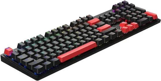 A4Tech Bloody S520N Fire Gaming Μηχανικό Πληκτρολόγιο με BLMS Red Plus διακόπτες και RGB φωτισμό (Αγγλικό US) - Image 4