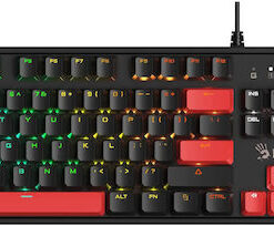 A4Tech Bloody S520N Fire Gaming Μηχανικό Πληκτρολόγιο με BLMS Red Plus διακόπτες και RGB φωτισμό (Αγγλικό US)