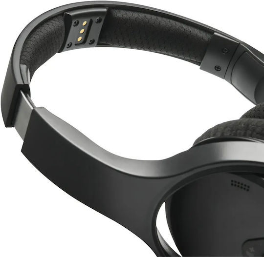 HAMA 00221848 Ασύρματα / Ενσύρματα Over Ear Ακουστικά με 16 ώρες Λειτουργίας Μαύρα - Image 4