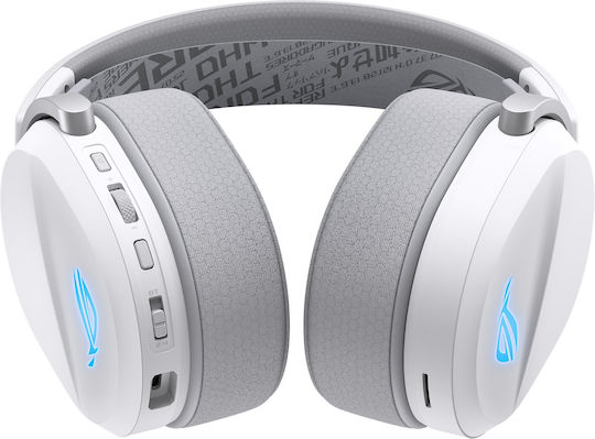 Asus ROG Pelta Ασύρματο Over Ear Gaming Headset με σύνδεση Bluetooth / USB Λευκό - Image 5