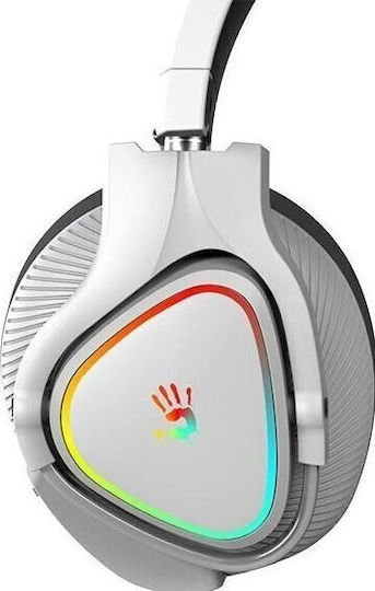 A4Tech MR710 Ασύρματο Over Ear Gaming Headset με σύνδεση 3.5mm / Bluetooth Λευκό - Image 3