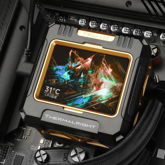 Thermalright Frozen Warframe Υδρόψυξη Επεξεργαστή Τριπλού Ανεμιστήρα 120mm για Socket AM4/AM5/1700/1200 με ARGB Φωτισμό - Image 4