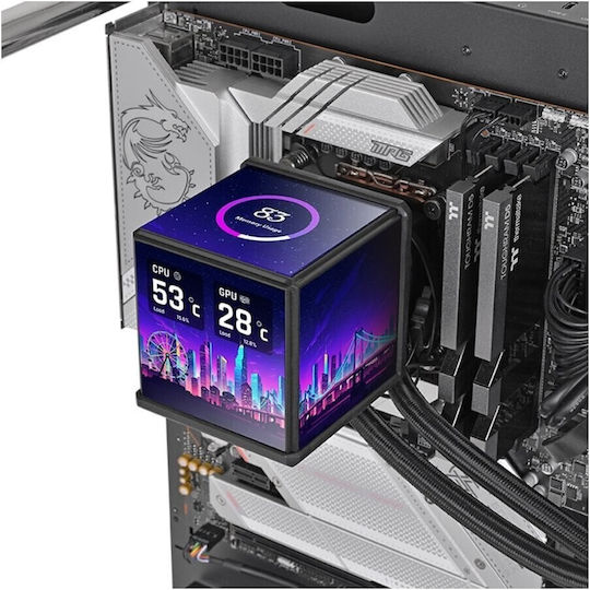 Thermaltake MINECUBE 360 Ultra AIO Υδρόψυξη Επεξεργαστή Τριπλού Ανεμιστήρα 120mm με ARGB Φωτισμό - Image 5