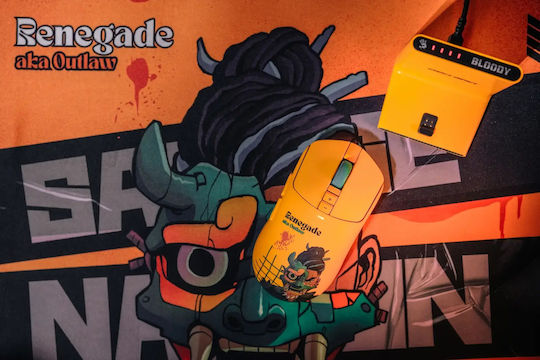 A4Tech Bloody R72 Ultra Duo Ασύρματο Gaming Ποντίκι Renegade Sunset - Image 5