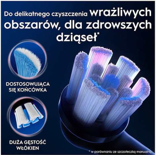 Oral-B Sensitive Sensitive Ανταλλακτικές Κεφαλές για Ηλεκτρική Οδοντόβουρτσα 8τμχ - Image 4