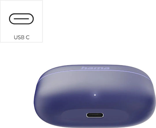 HAMA Freedom Buddy II In-ear Bluetooth Handsfree Ακουστικά Μωβ - Image 3
