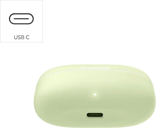 HAMA Freedom Buddy II In-ear Bluetooth Handsfree Ακουστικά Πράσινα - Image 2