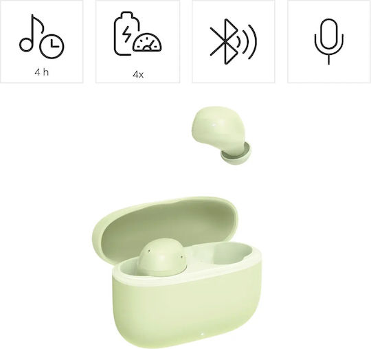 HAMA Freedom Buddy II In-ear Bluetooth Handsfree Ακουστικά Πράσινα - Image 5