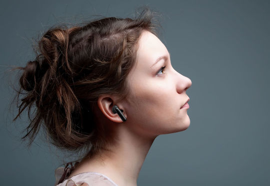 Cellular Line Pure Earbud Bluetooth Handsfree Ακουστικά με Θήκη Φόρτισης Μαύρα - Image 6