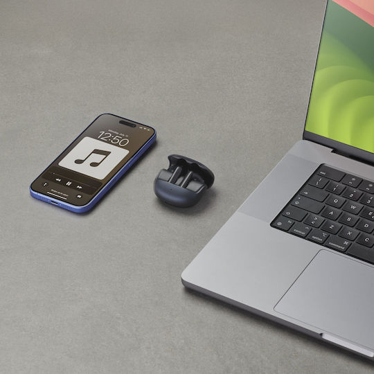 Cellular Line Pure Earbud Bluetooth Handsfree Ακουστικά με Θήκη Φόρτισης Μαύρα - Image 3