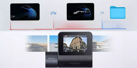 70Mai A410 Σετ Κάμερα DVR Αυτοκινήτου 1440P με Οθόνη 2" Bluetooth, Wi-Fi, GPS & Κάμερα Οπισθοπορείας - Image 10