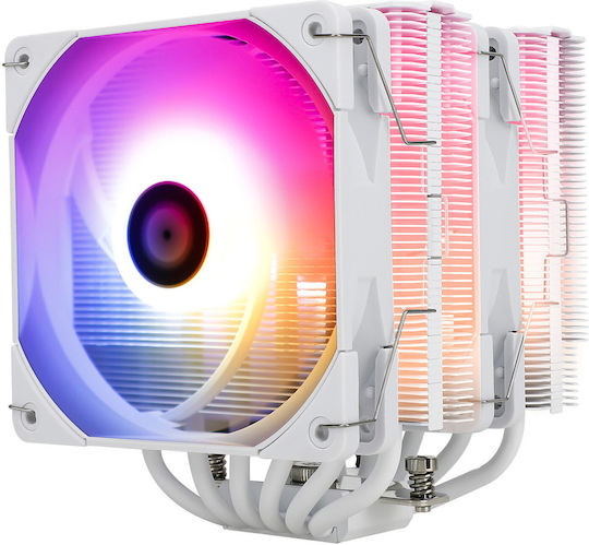 Thermalright Peerless Assassin 120 White ARGB (Second Edition) Ψύκτρα Επεξεργαστή Διπλού Ανεμιστήρα για Socket AM4/AM5/1200/115x/1700 Λευκή