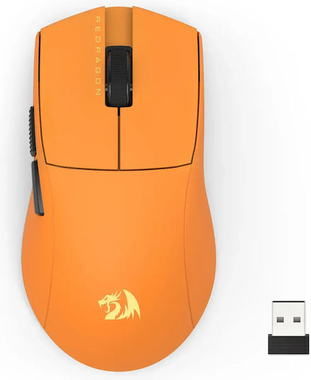 Redragon King Ultra Ασύρματο Gaming Ποντίκι Πορτοκαλί - Image 3