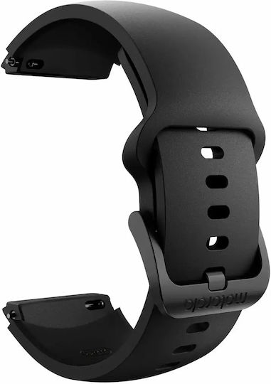 Motorola Moto Watch Aluminium 47mm με Παλμογράφο (Matte Black with PANTONE Volcanic Ash Band) - Image 6
