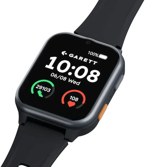 Garett Vita Smartwatch με SIM και Παλμογράφο (Μαύρο) - Image 5
