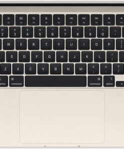 Alternative view of Apple MacBook Air 13.6" IPS Retina Display (M5-10-core/16GB/512GB SSD/8-Core GPU) Starlight (International English Keyboard)