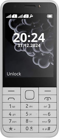 Nokia 230 Dual SIM Κινητό με Κουμπιά (Αγγλικό Μενού) White Silver - Image 3